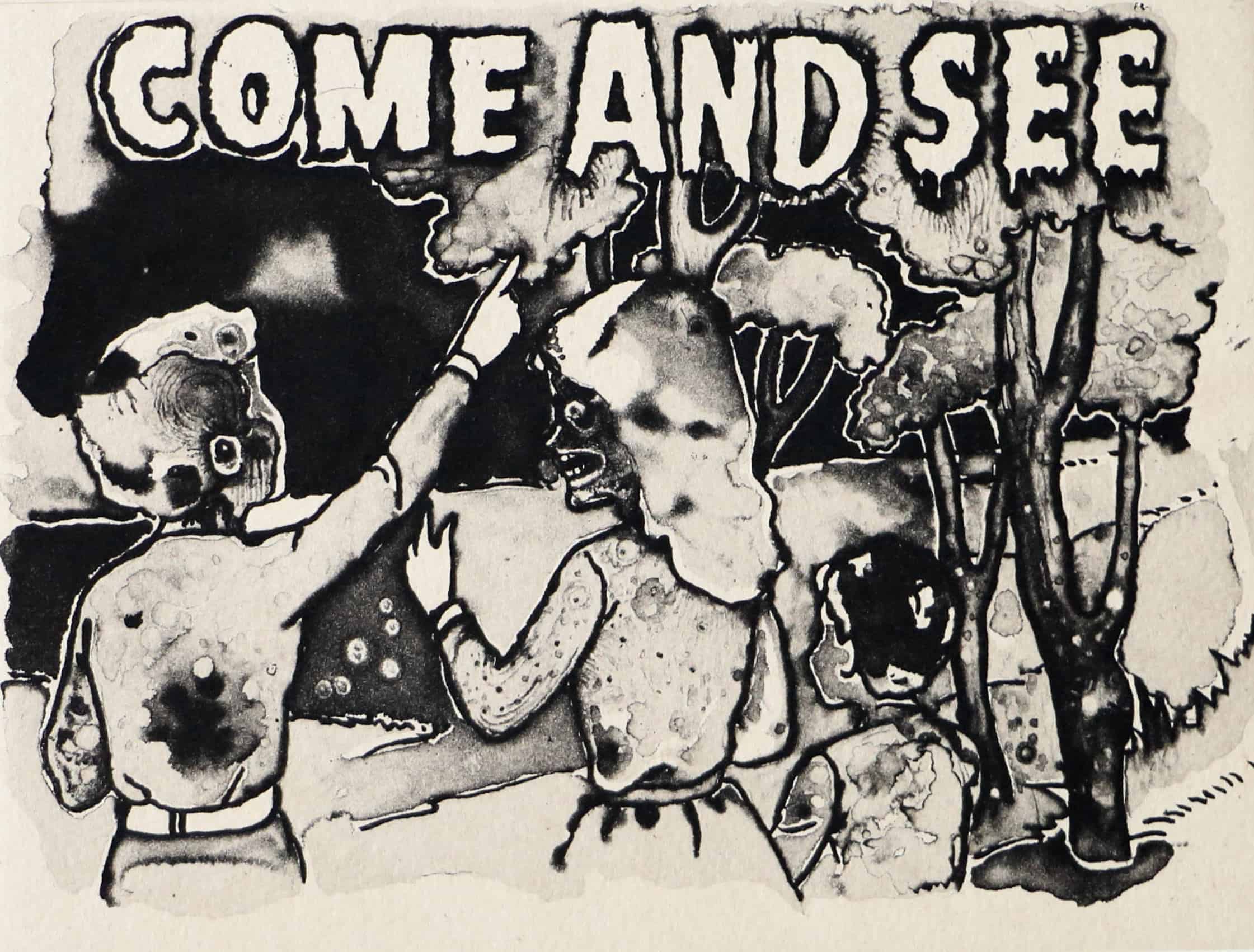 Jake & Dinos Chapman "Come and See," etching. 2013. Image © by Nonsuch Editions.